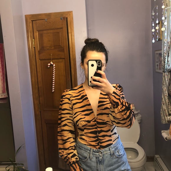 Realisation Par Kaia Tiger Top Size Small - Picture 3 of 6